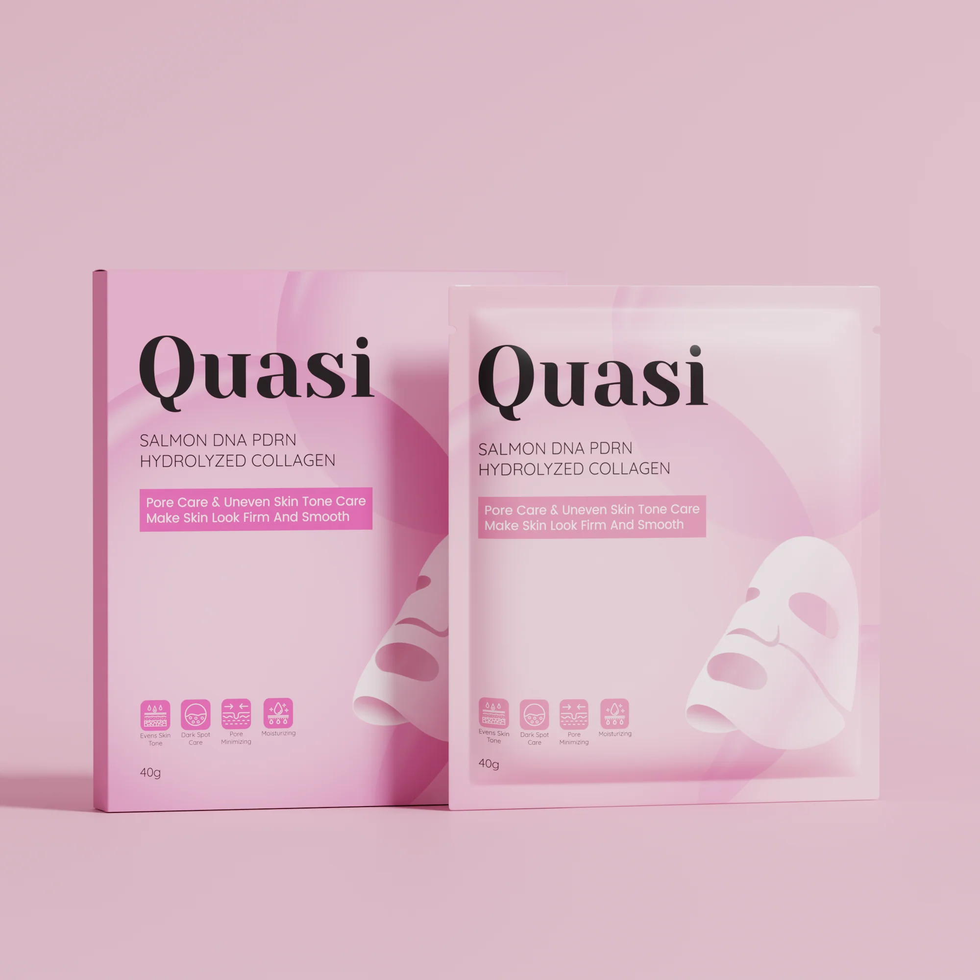 Salmon Pink PDRN Collagen Mask - Image 7